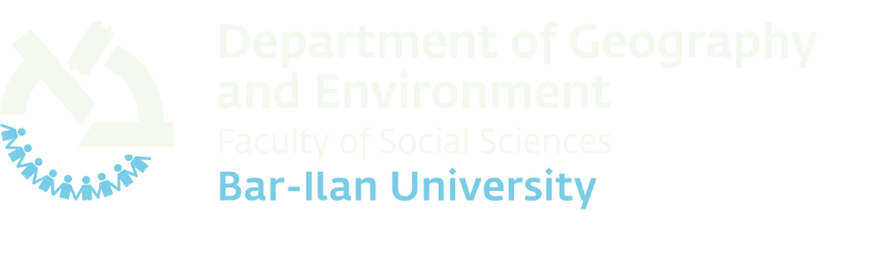 Department of Geography and Environment Bar-Ilan University